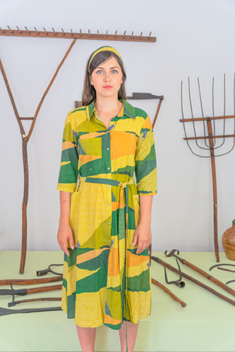 AWACLOTHES Košilové šaty ALINE FIELD
