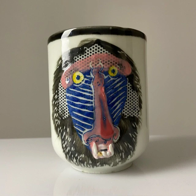 MINKA Porcelánový velký hrnek OPICE