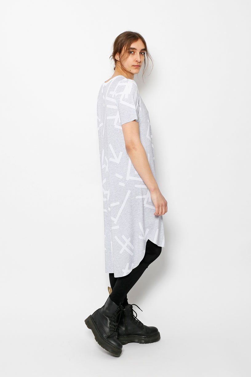 LEEDA Šaty White Print