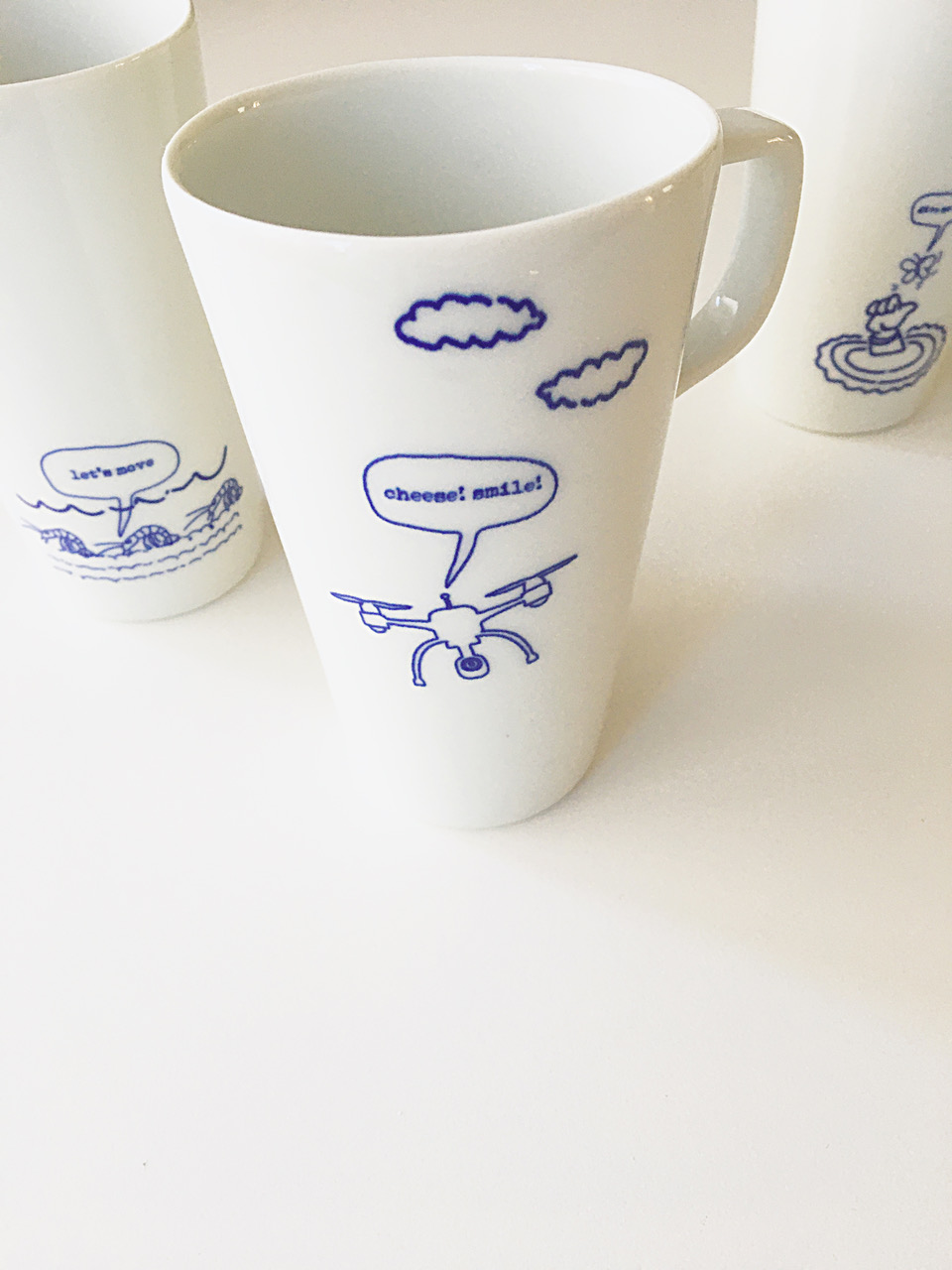 PETR HŮZA Porcelánový Hrnek MOVE