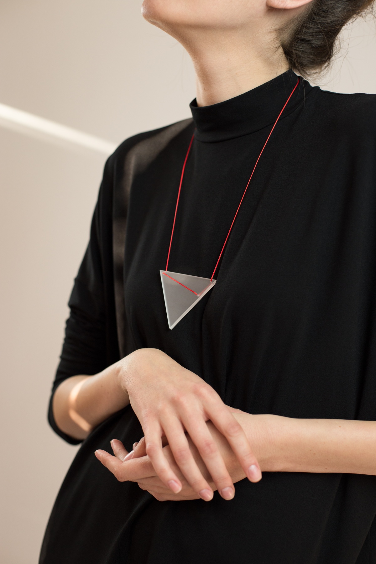 YO SOY Náhrdelník PURE Steel Triangle