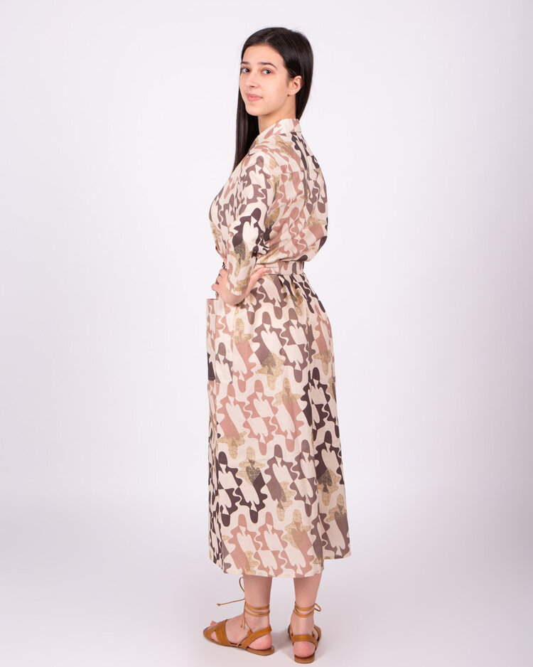 AWACLOTHES Košilové šaty ŽENY V KLECÍCH