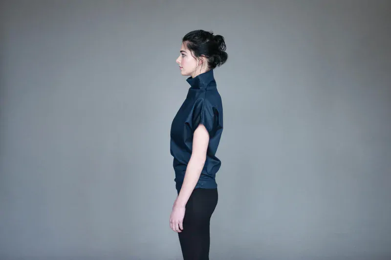 MUXU top BLUE