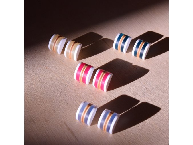 FIFLE Náušnice puzety oblé Želé