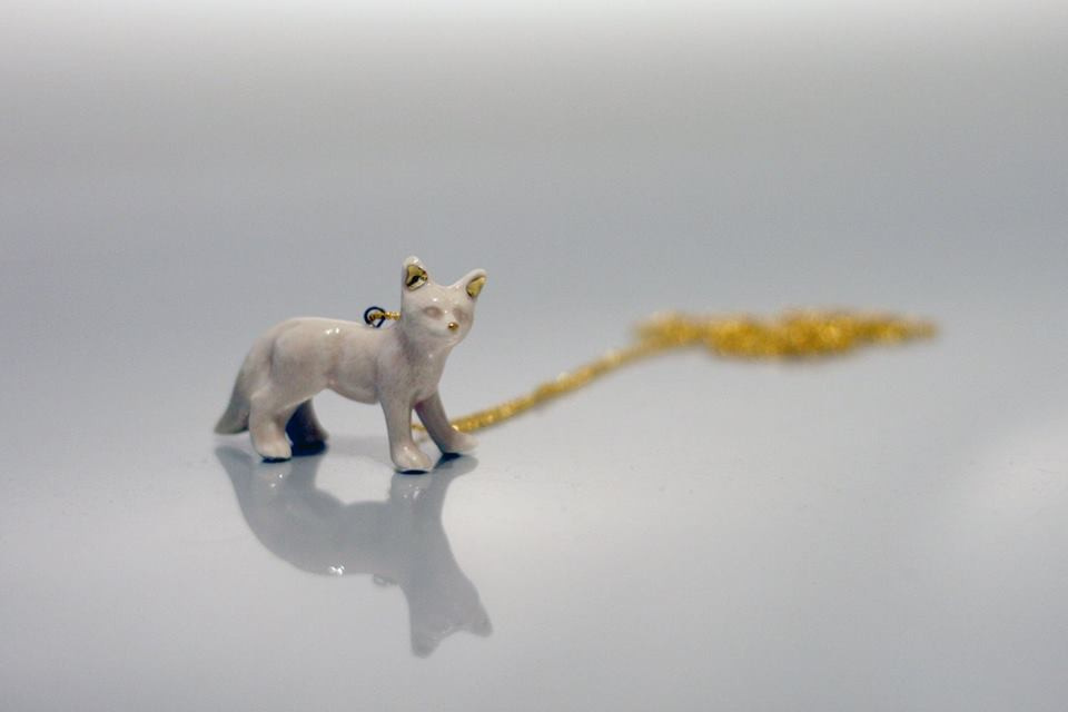 MINKA Náhrdelník Porcelánová Liška