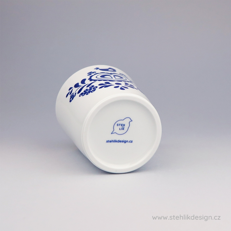 STEHLIK DESIGN Porcelánový pohárek Folklor2