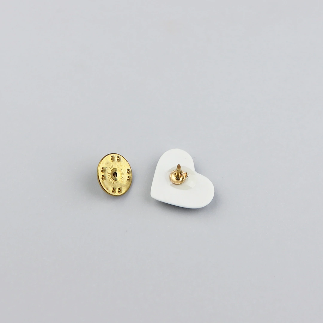 STEHLIK DESIGN Porcelánová brož do klopy SRDCE