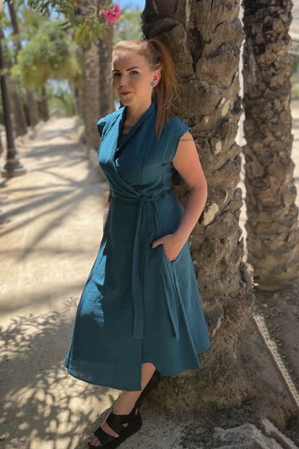 SCURA šaty WRAPIX mušelín 