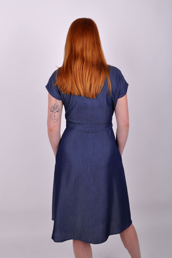 SCURA šaty WRAPIX denim