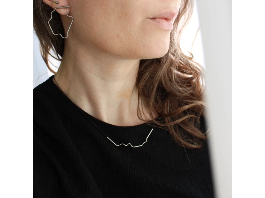 YO SOY Náušnice Vlnka AQUA III