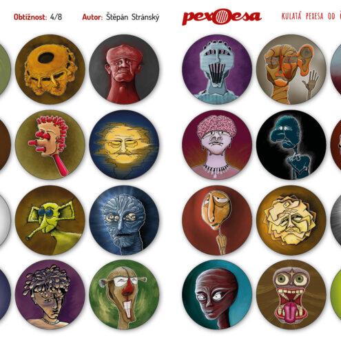 PEXOESA Kulaté Pexeso HLAVOUNI