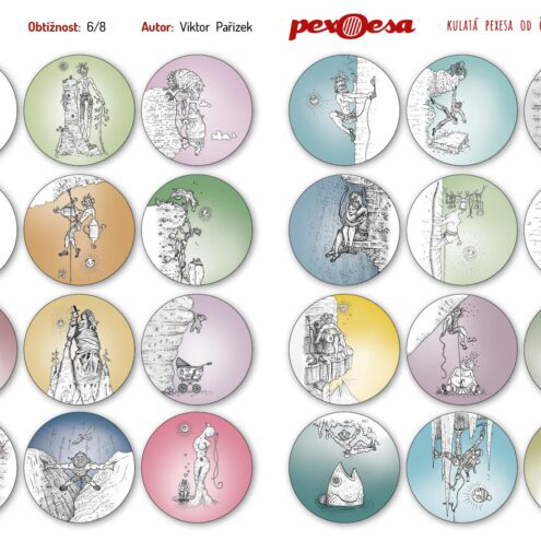 PEXOESA Kulaté Pexeso HOROLEZCI