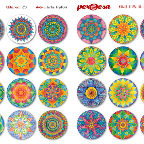 PEXOESA Kulaté Pexeso MANDALY