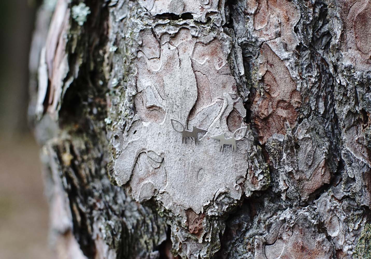 INTIMITY Náušnice FOXES small