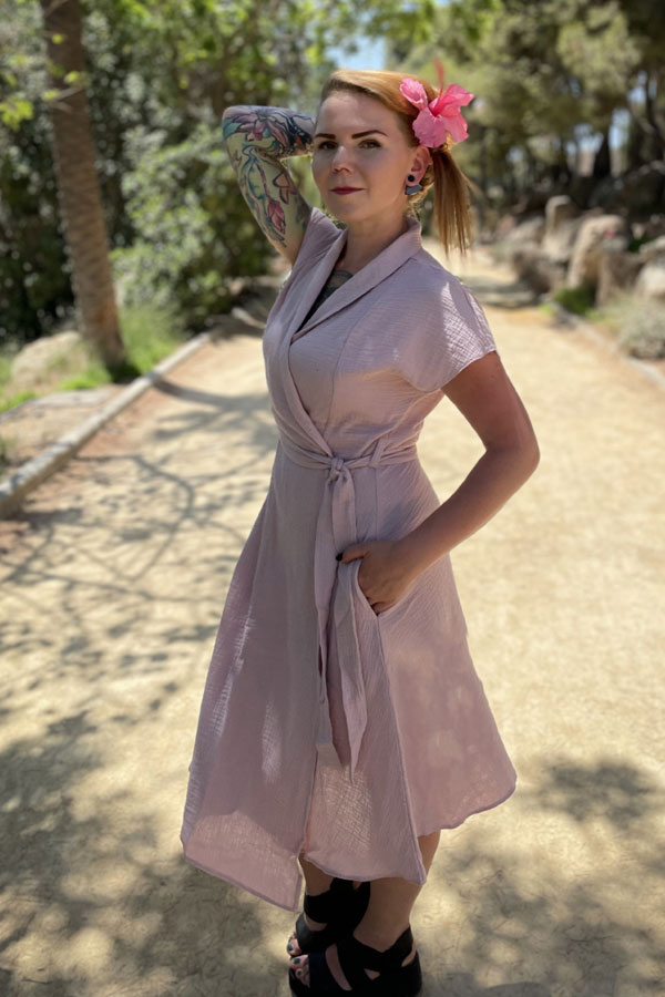 SCURA šaty WRAPIX mušelín 