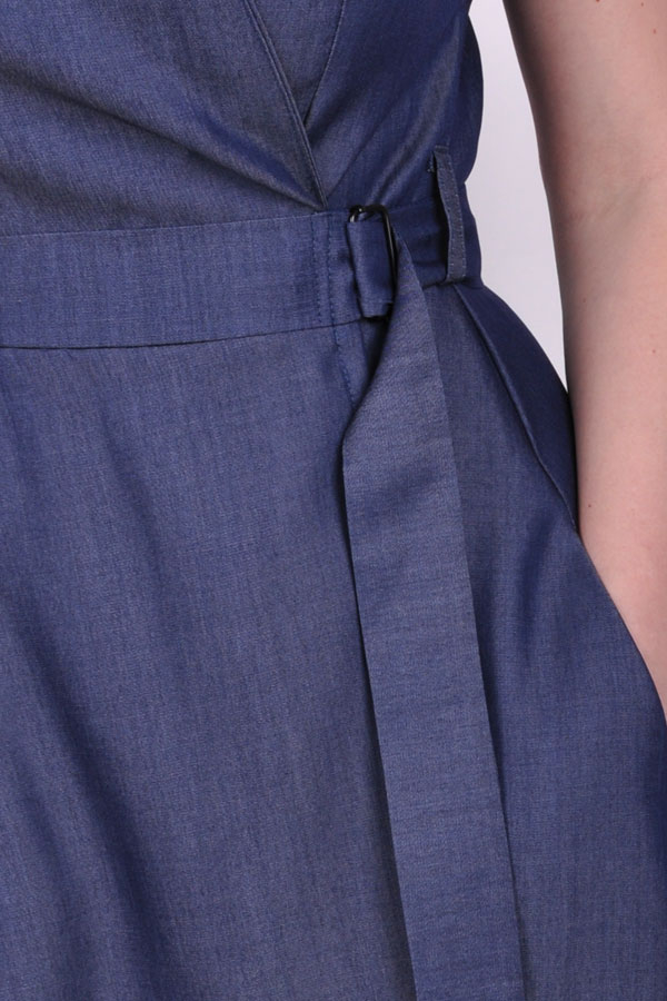 SCURA šaty WRAPIX denim