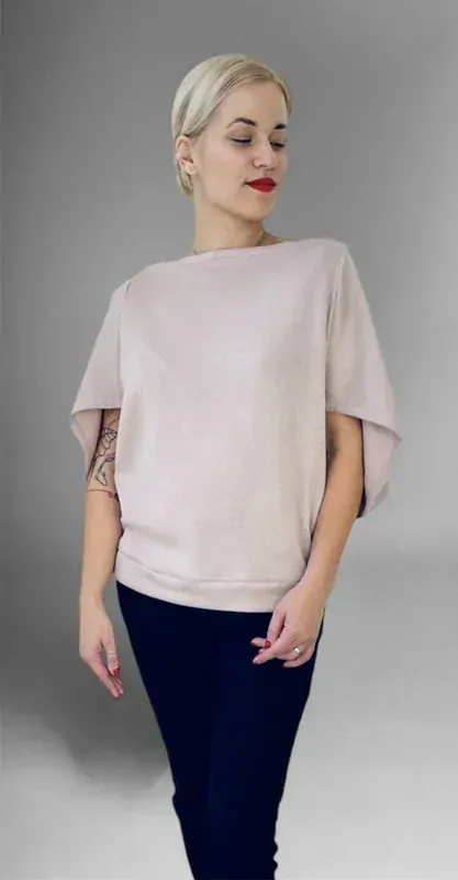 MUXU top WIDESLEEVER WARM 