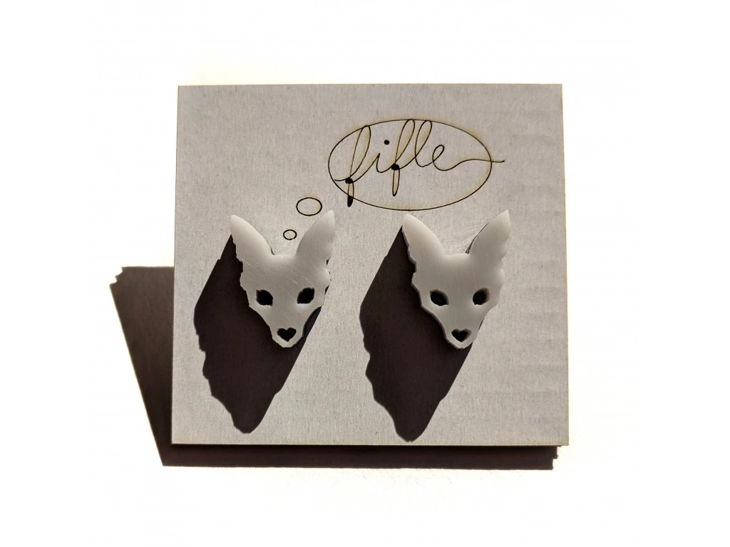 FIFLE Náušnice Liška 