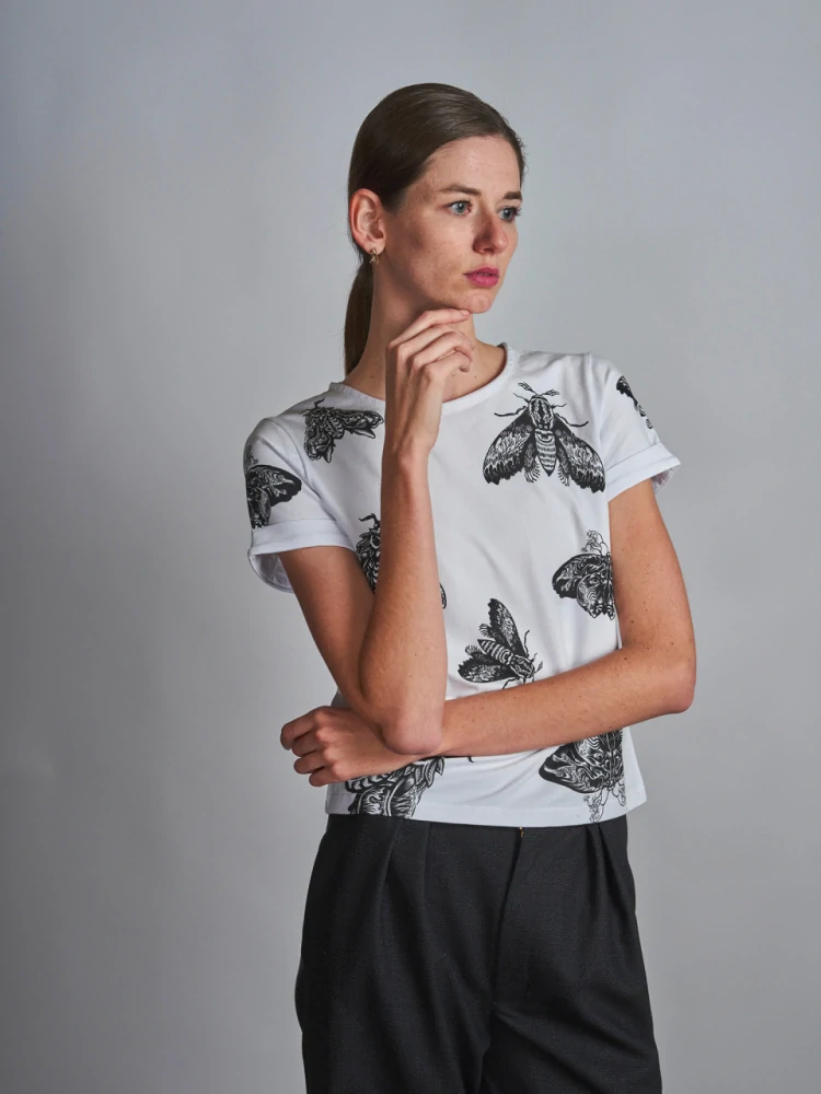 MAYDA Tričko Můra světlé