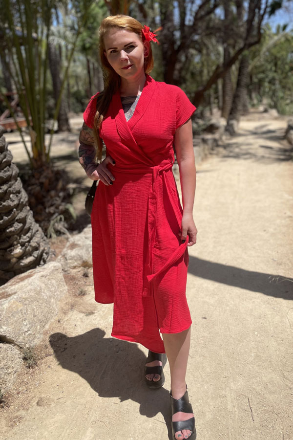 SCURA šaty WRAPIX mušelín 