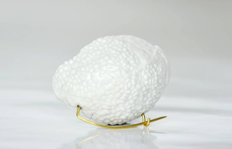 TYFORMY Porcelánová  Brož FLORA