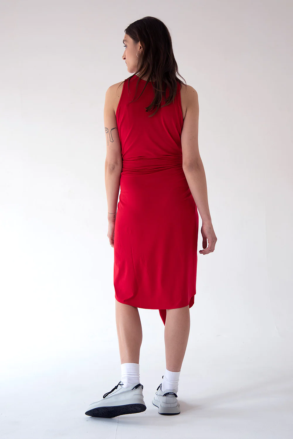 LEEDA Šaty Summer Knot red