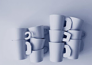 PETR HŮZA Porcelánový Set OLD HIPSTER