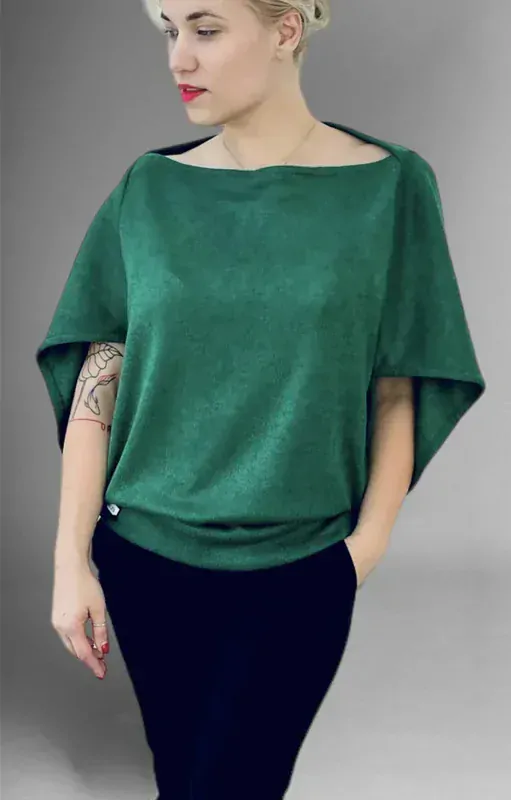 MUXU top WIDESLEEVER WARM 