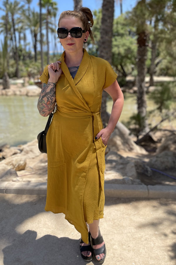 SCURA šaty WRAPIX mušelín 