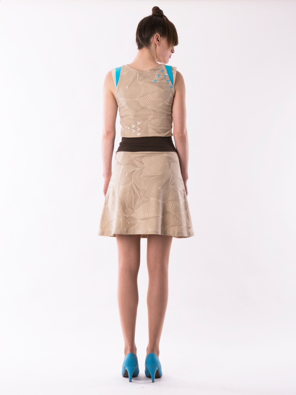 MAYDA Šaty Contour Lines