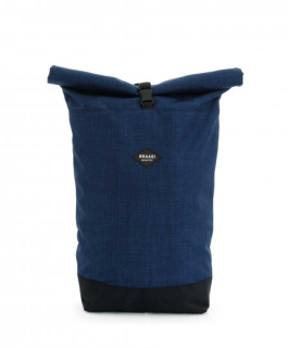BRAASI Batoh ROLLTOP BASIC blue Cordura