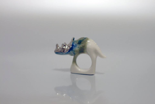 MINKA Porcelánový Prsten Dinosaurus