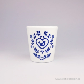 STEHLIK DESIGN Porcelánový pohárek Folklor2