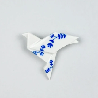 STEHLIK DESIGN Porcelánová brož HOLUBICE Folklor