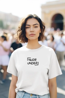 MUXU Tričko NUDE UNDER