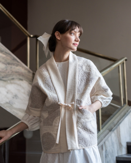 LUCIE KOMARKOVÁ Svatební kimono YOKO Patchwork