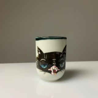 MINKA Porcelánový Espresso hrnek KOČKA