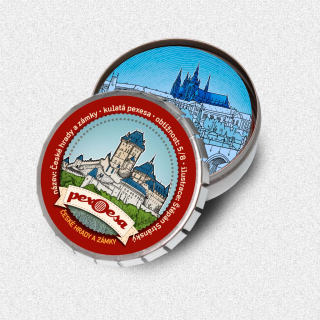 PEXOESA Kulaté Pexeso ČESKÉ HRADY A ZÁMKY